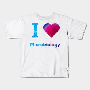 I love Microbiology Kids T-Shirt